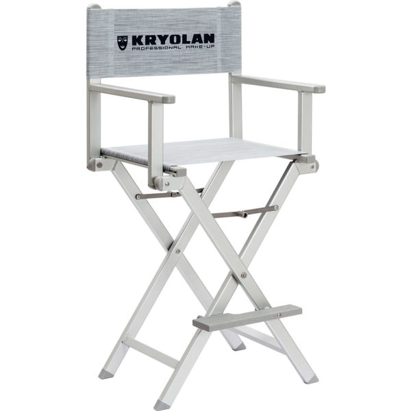 Silla de aluminio con logo KRYOLAN